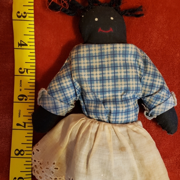 Vintage Black Americana Folk Art Ragdoll - Picture 3 of 10